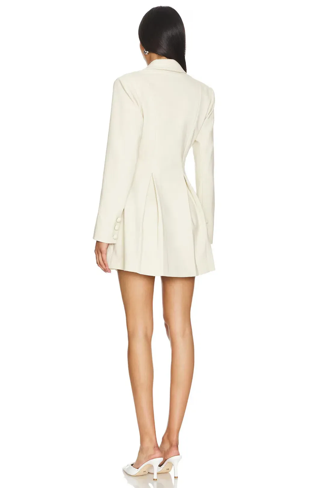 Camila Coelho Daytona Blazer Mini Dress in Beige Size XXS / AU 4 for rent on The Volte - main image