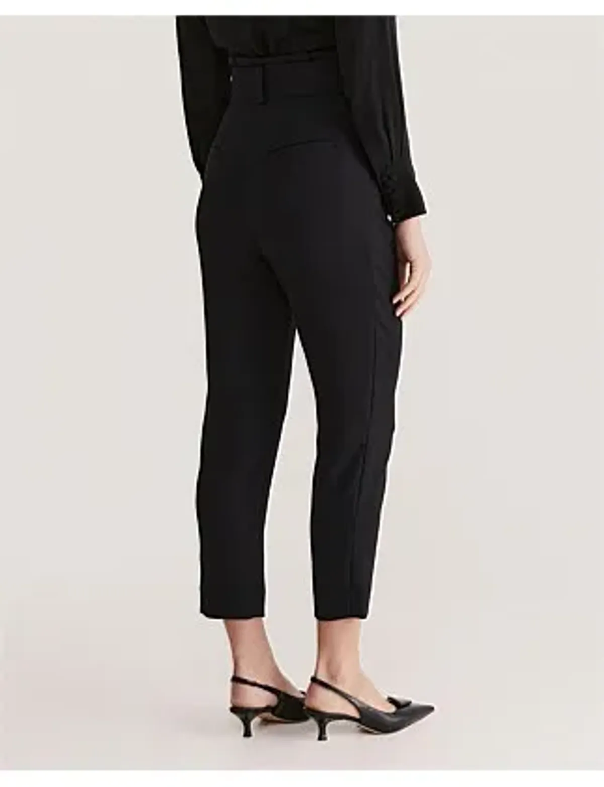 Saba Dharma Belted Slim Pants in Black Size AU 4 - Image 4