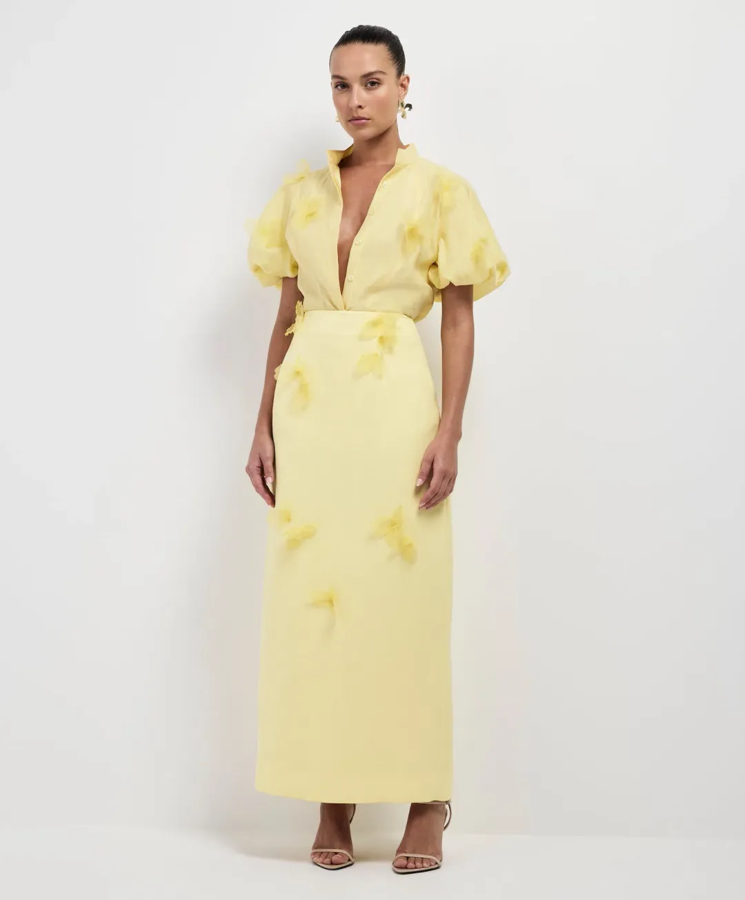 Sheike Rose Garden Shirt and Skirt Set Size 8 for rent on The Volte - main image