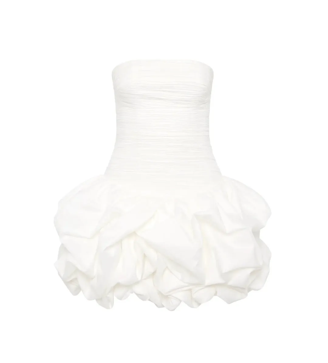 Aje Violette Mini Bubble Dress in Ivory Size 10 for rent on The Volte - main image