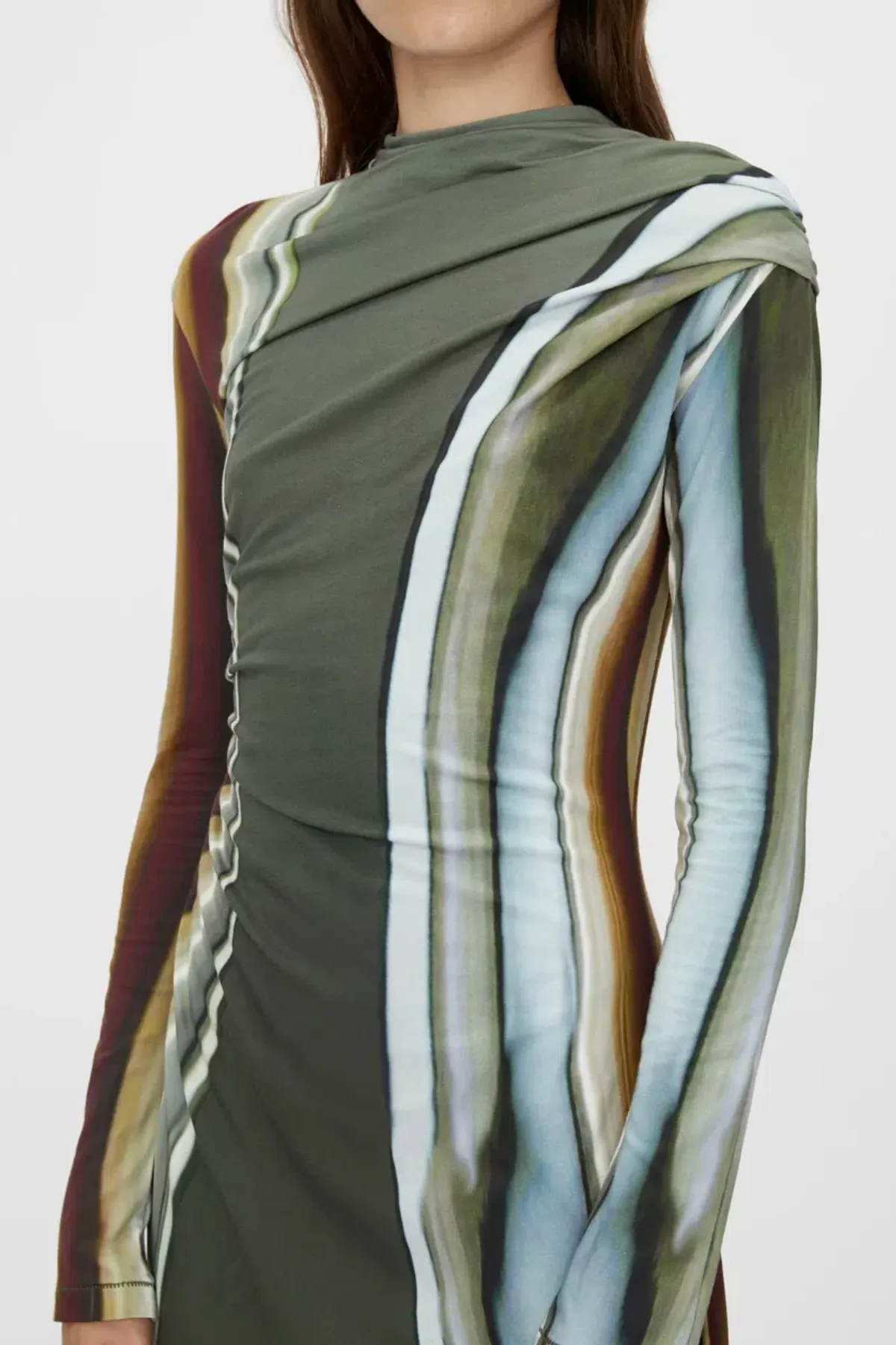 Camilla and Marc Elixir Dress Multi Print Size 8 - Image 2