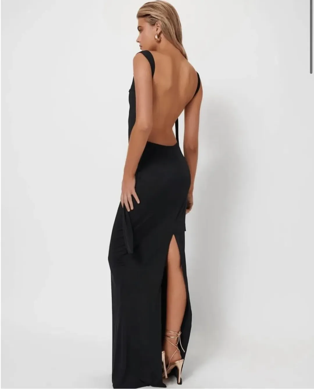 Effie Kats Helena Gown in Black Size XS / AU 6 for rent on The Volte - main image