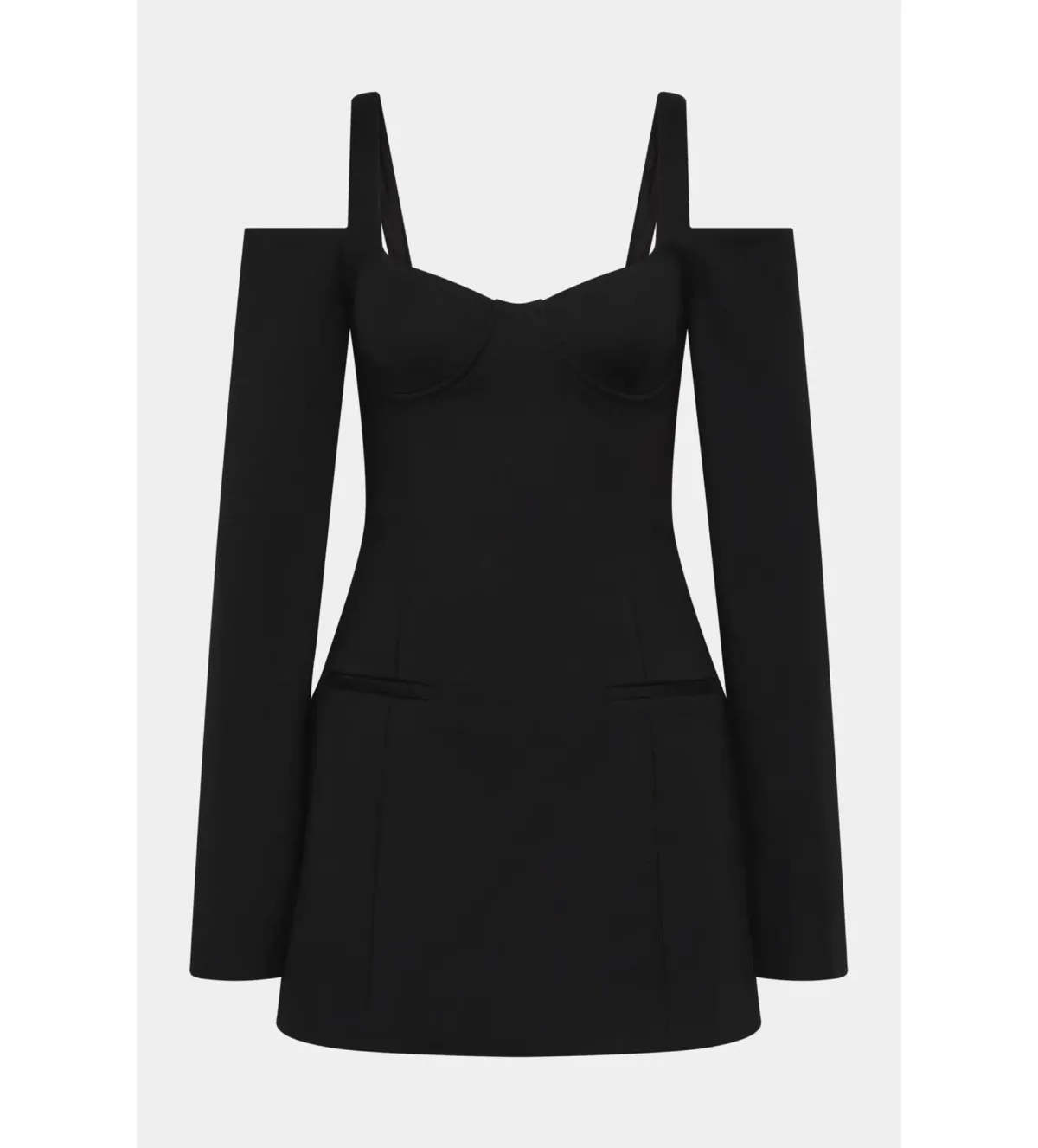 Sir Sandrine Long Sleeve Mini in Black Size AU 6 - Image 4