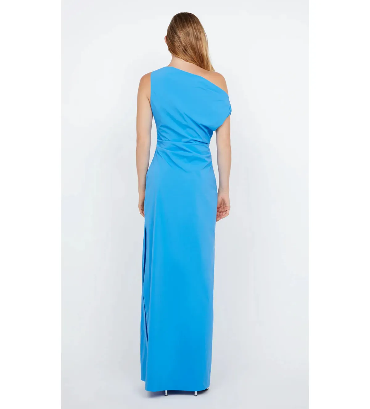 Bec & Bridge Angelina Asym Maxi Dress in Mid Blue Size 8 - Image 4