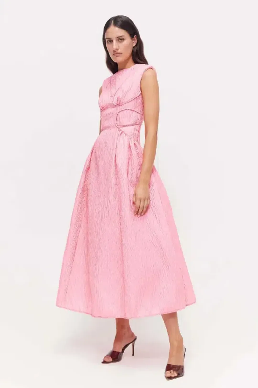 Rachel Gilbert Celia Dress Pink Size 10 for rent on The Volte - main image