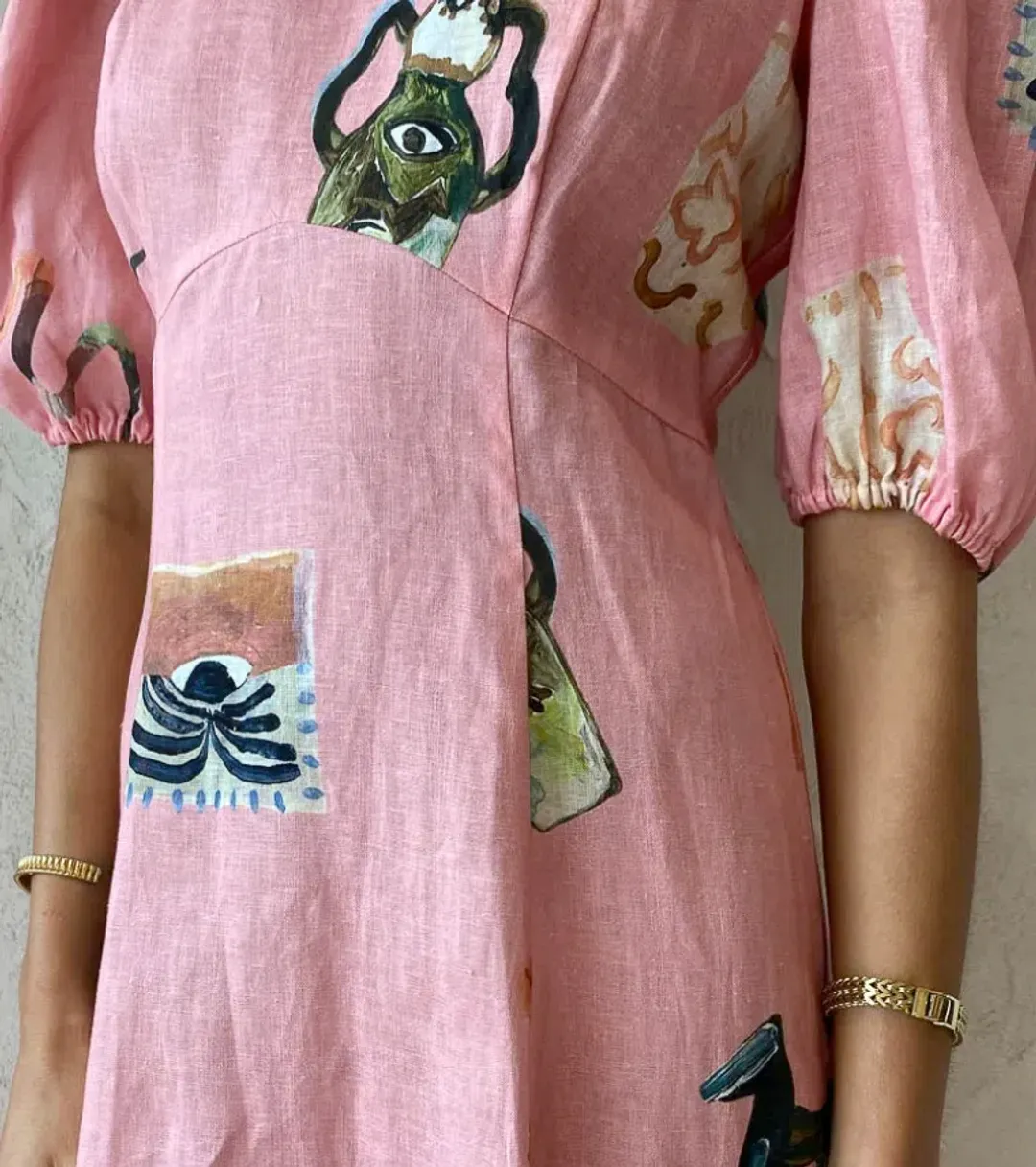 Alemais Cleo Midi Dress Size 12 for rent on The Volte - main image