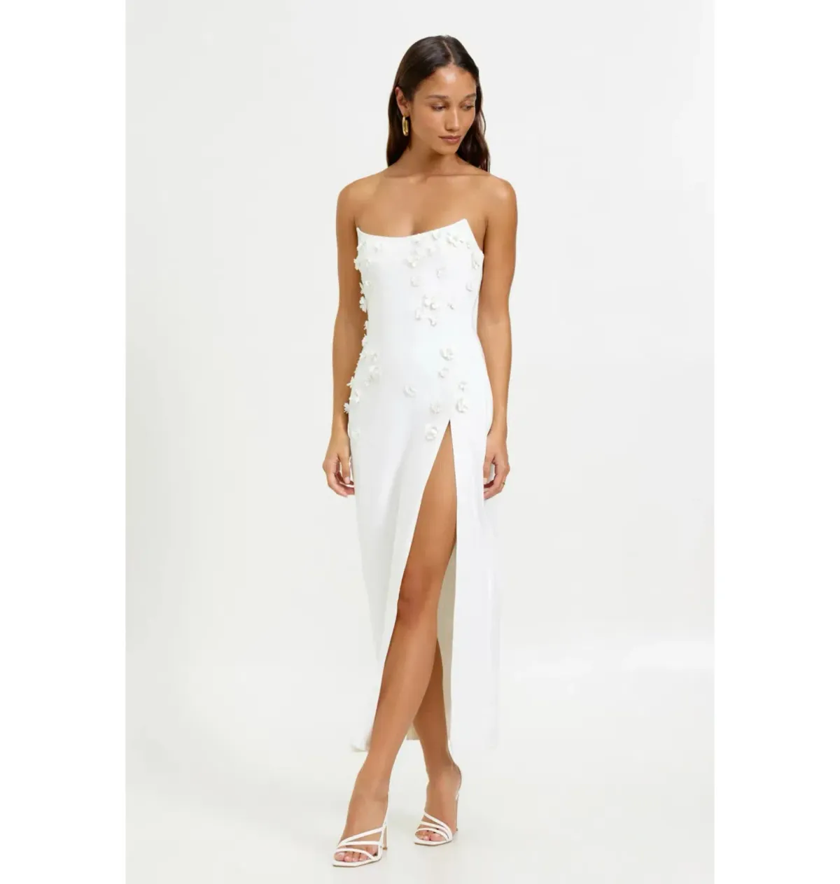 Lexi Blanca Dress Ivory Size AU 10  - Image 1