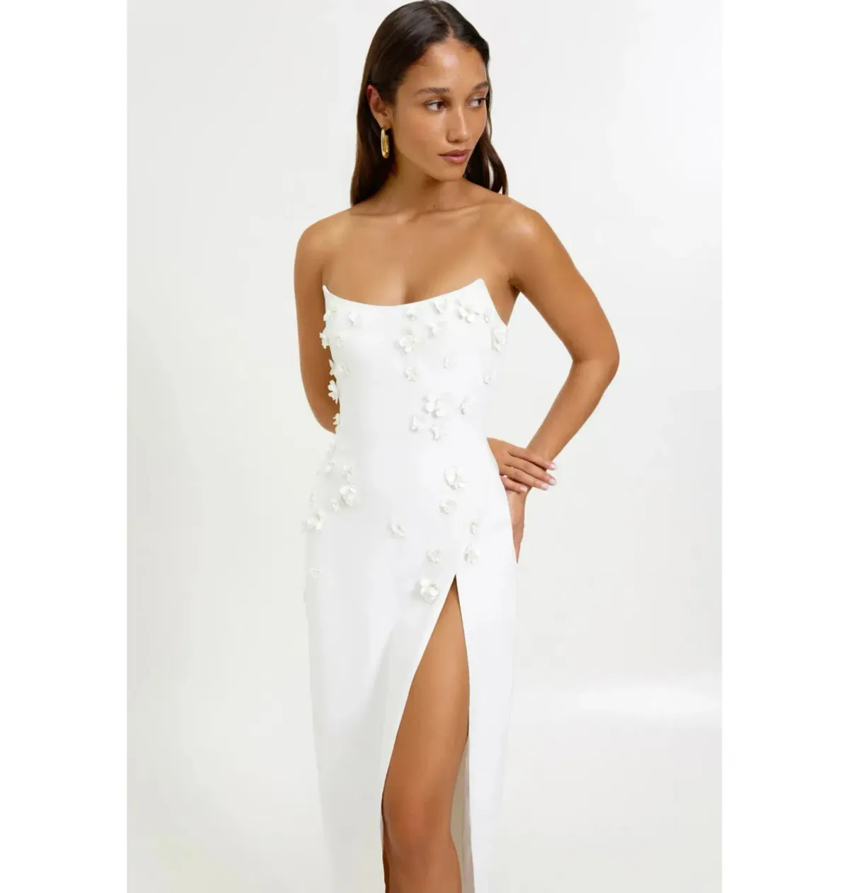 Lexi Blanca Dress Ivory Size AU 10  - Image 2