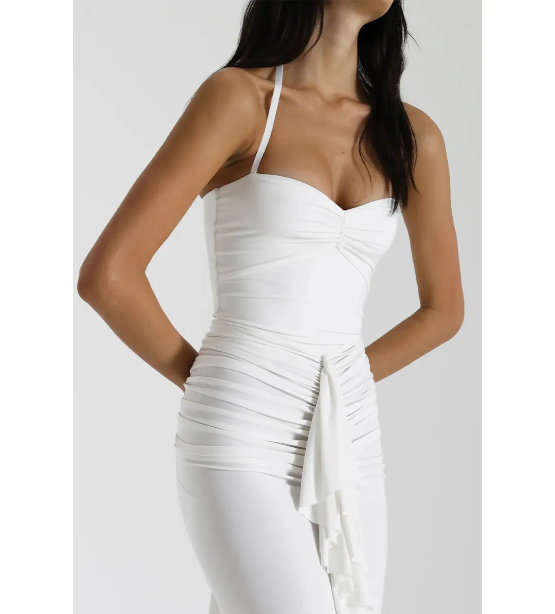Natalie Rolt White Shontae Gown Size AU 8 for rent on The Volte - main image