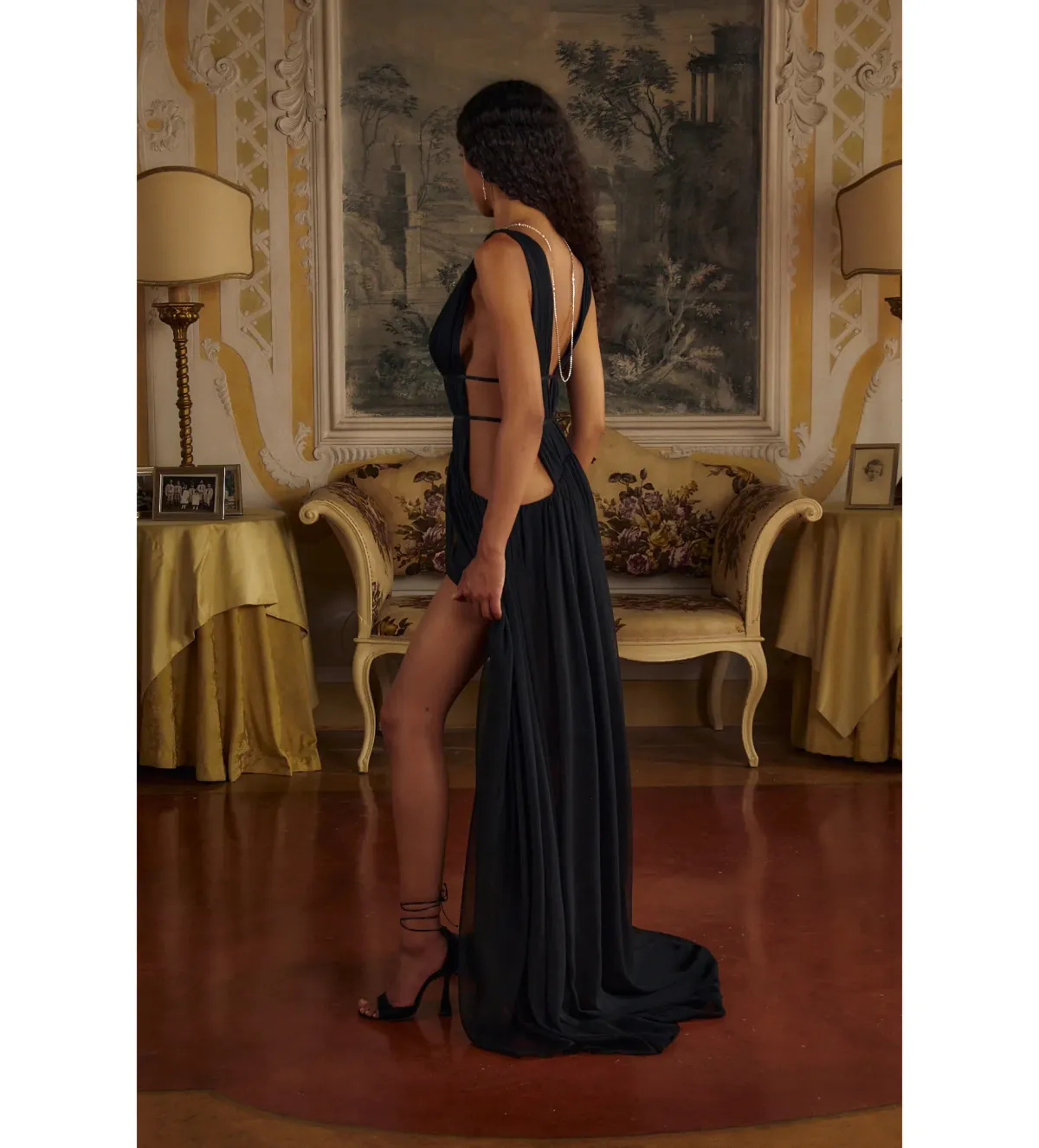 Mirror Palais Venus Gown in Black Size AU 10 - Image 3