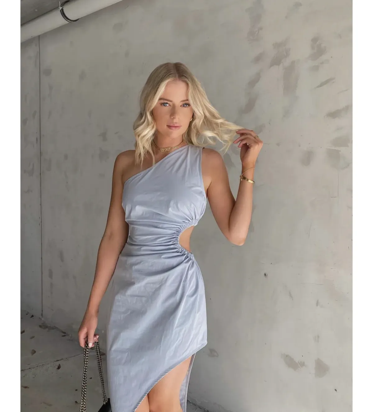 Natalie Rolt Frida Dress Sky Blue AU 12 - Image 3