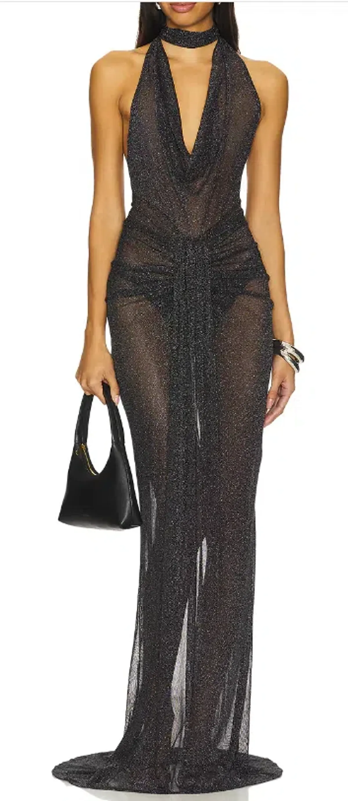 NBD The Alessandra Gown Maxi Black Size AU 10 - Image 1