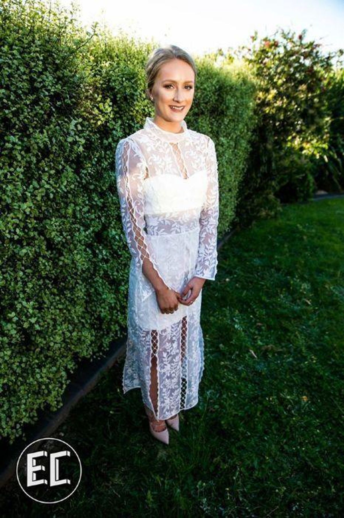 Thurley Wisteria Dress White Size 6 - Image 4