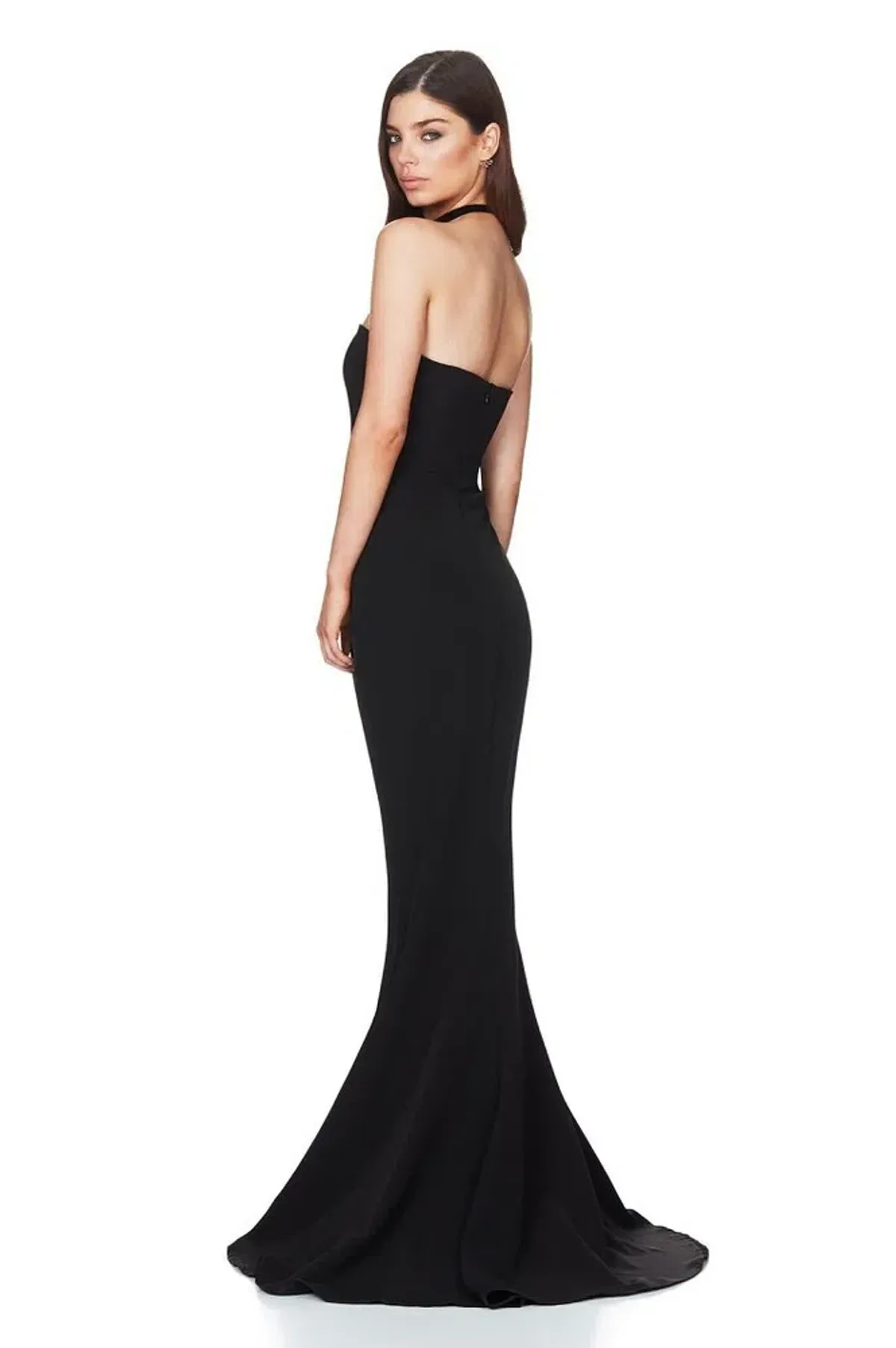 Nookie Angelina Fishtail Gown in Black Size 8/S - Image 4