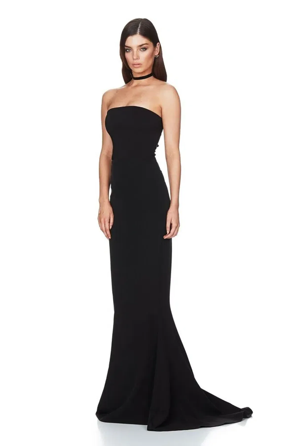 Nookie Angelina Fishtail Gown in Black Size 8/S - Image 5