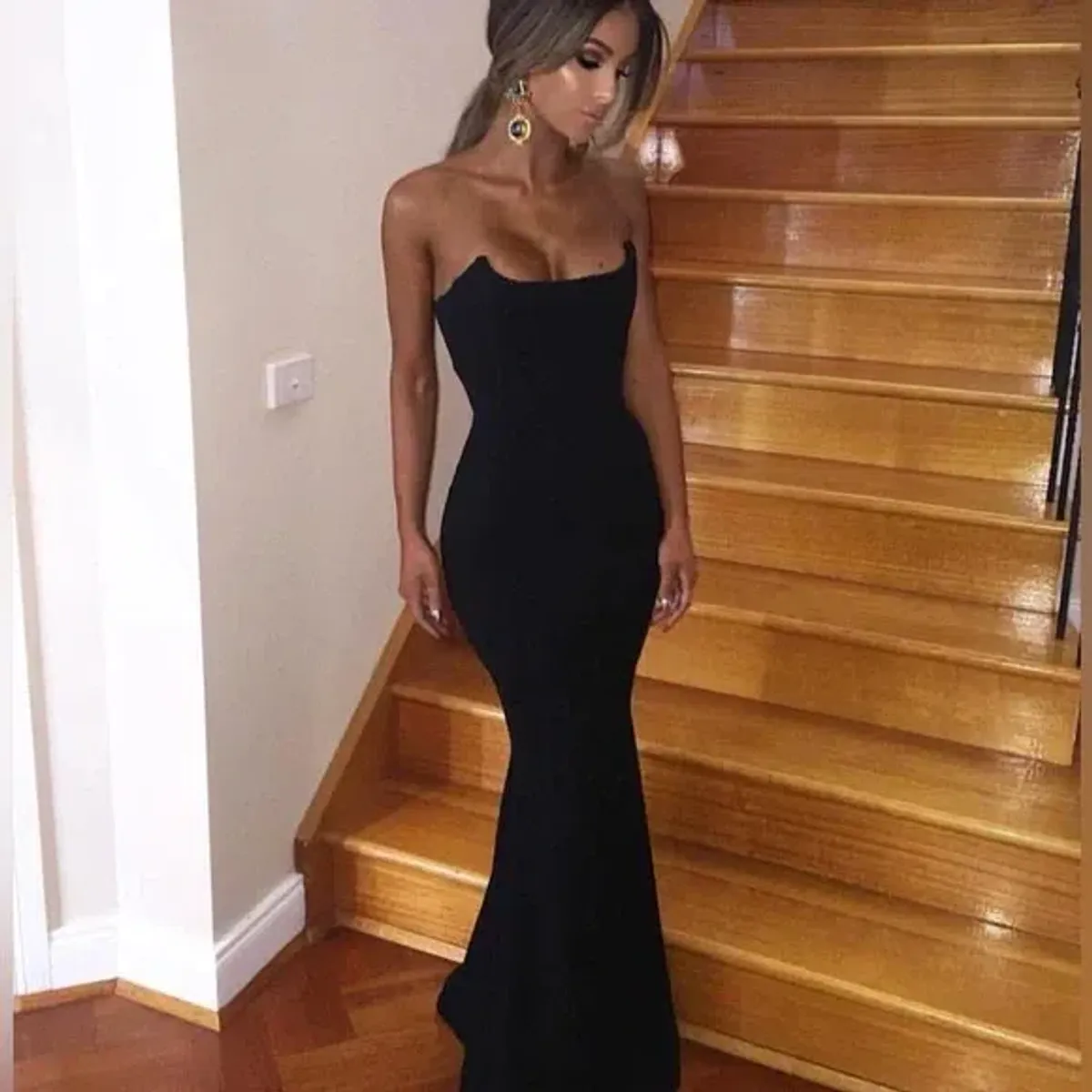 Zachary the Label Elvira Gown in Black Size S / AU 10 - Image 4