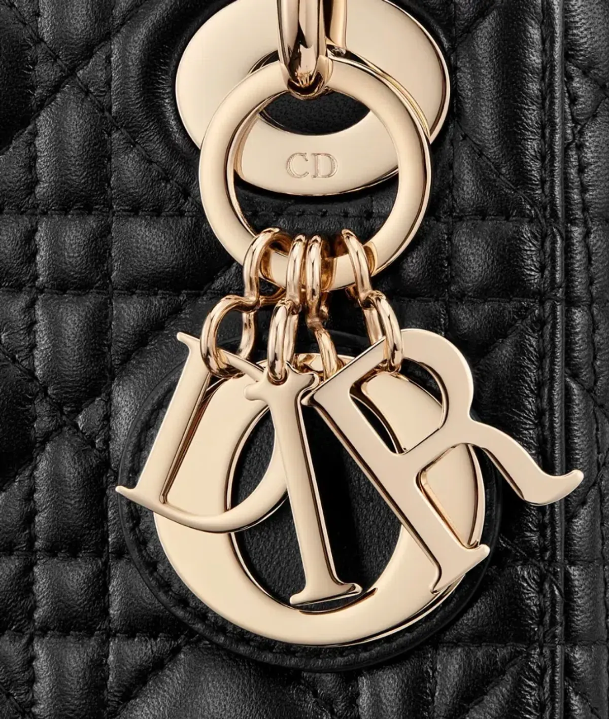Mini Lady Dior Black Bag - Image 7
