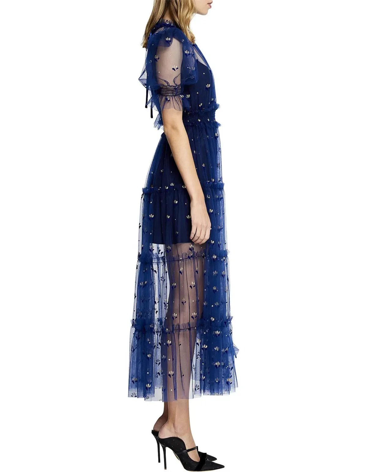 Alice McCall Cowboy Tears Midi Dress Blue Size 8 - Image 4