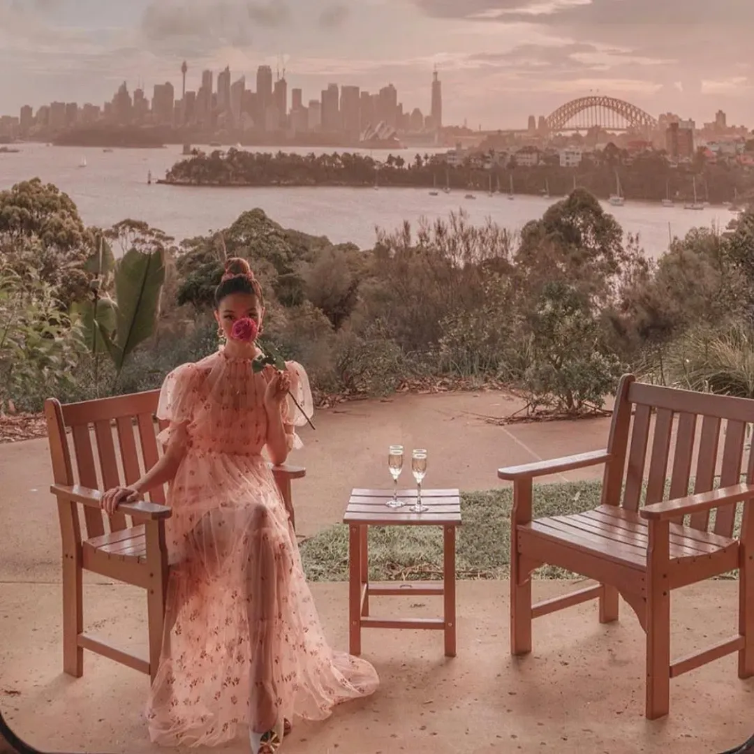 Alice McCall Cowboy Tears Midi Dress Pink Size AU 8  for rent on The Volte - main image