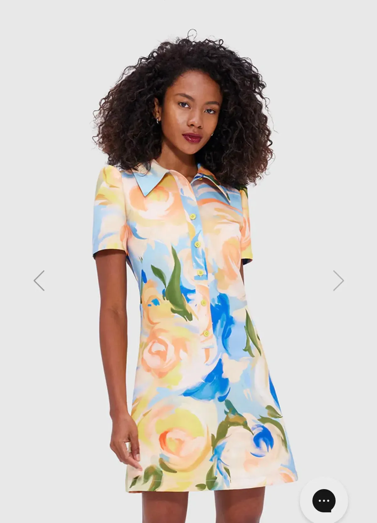 Leo Lin Brooke Mini Dress Print Size 12 - Image 2