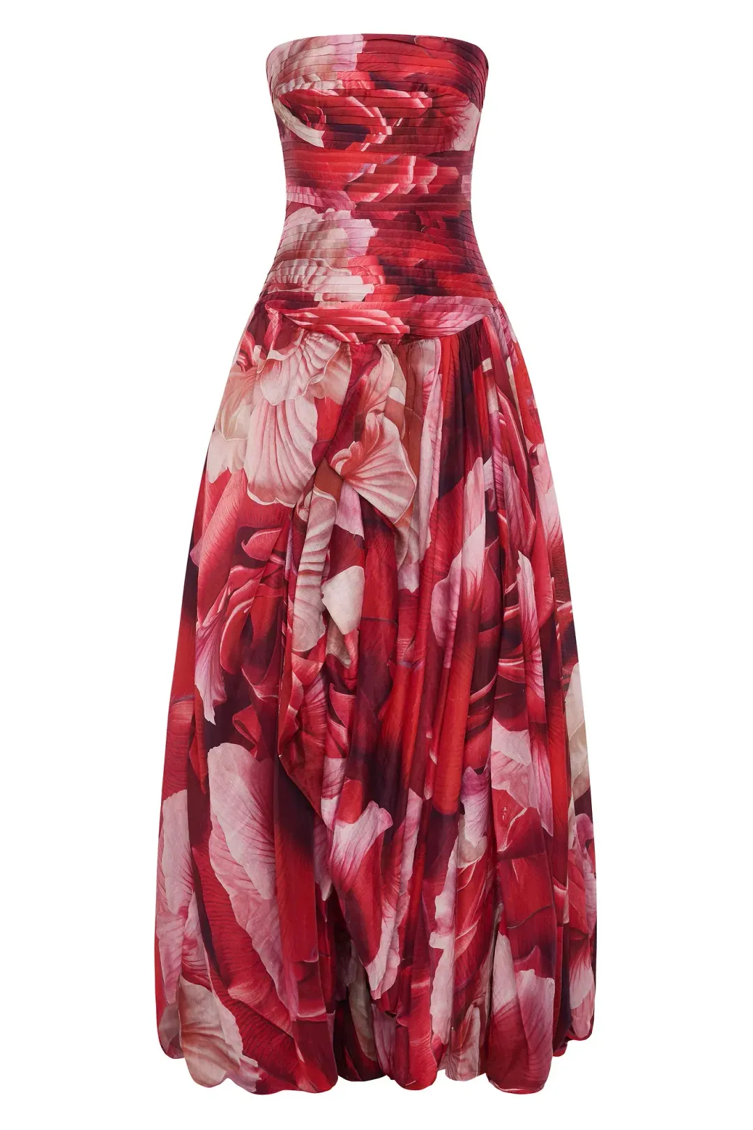 Aje Flora Gown Maxi Prismatic Floral Red Size AU 8 for rent on The Volte - main image