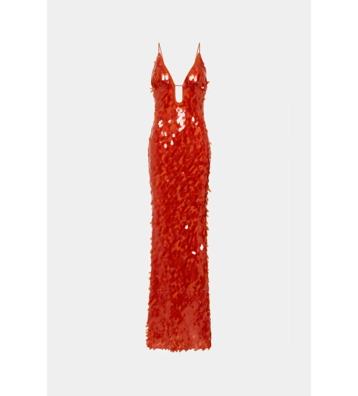 MISHA SAPPHIRE SEQUIN MAXI DRESS IN RED SIZE 8 - Image 4