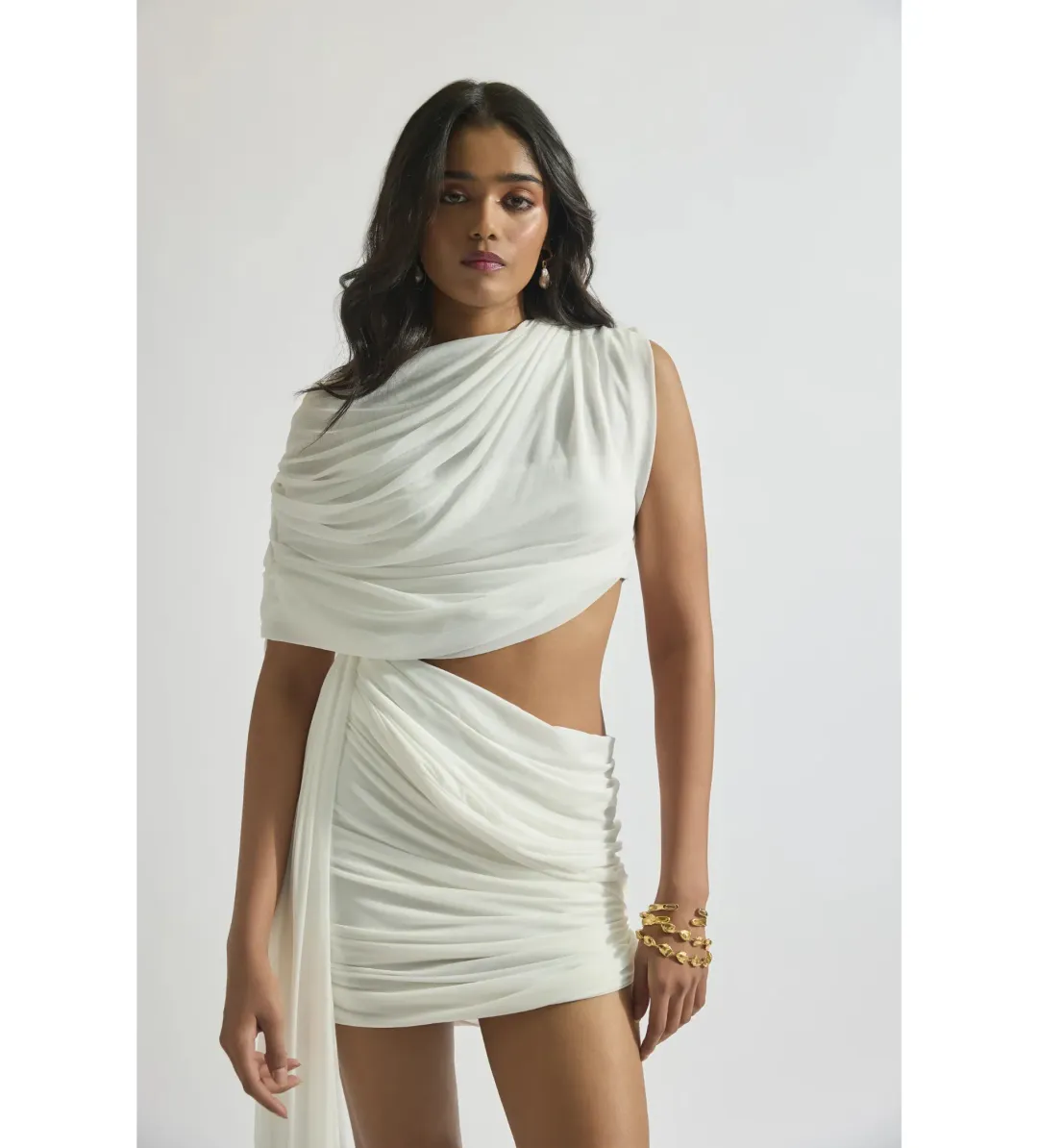 Deme By Gabriella Adelina Mini Dress White Size XS / AU 6 for rent on The Volte - main image