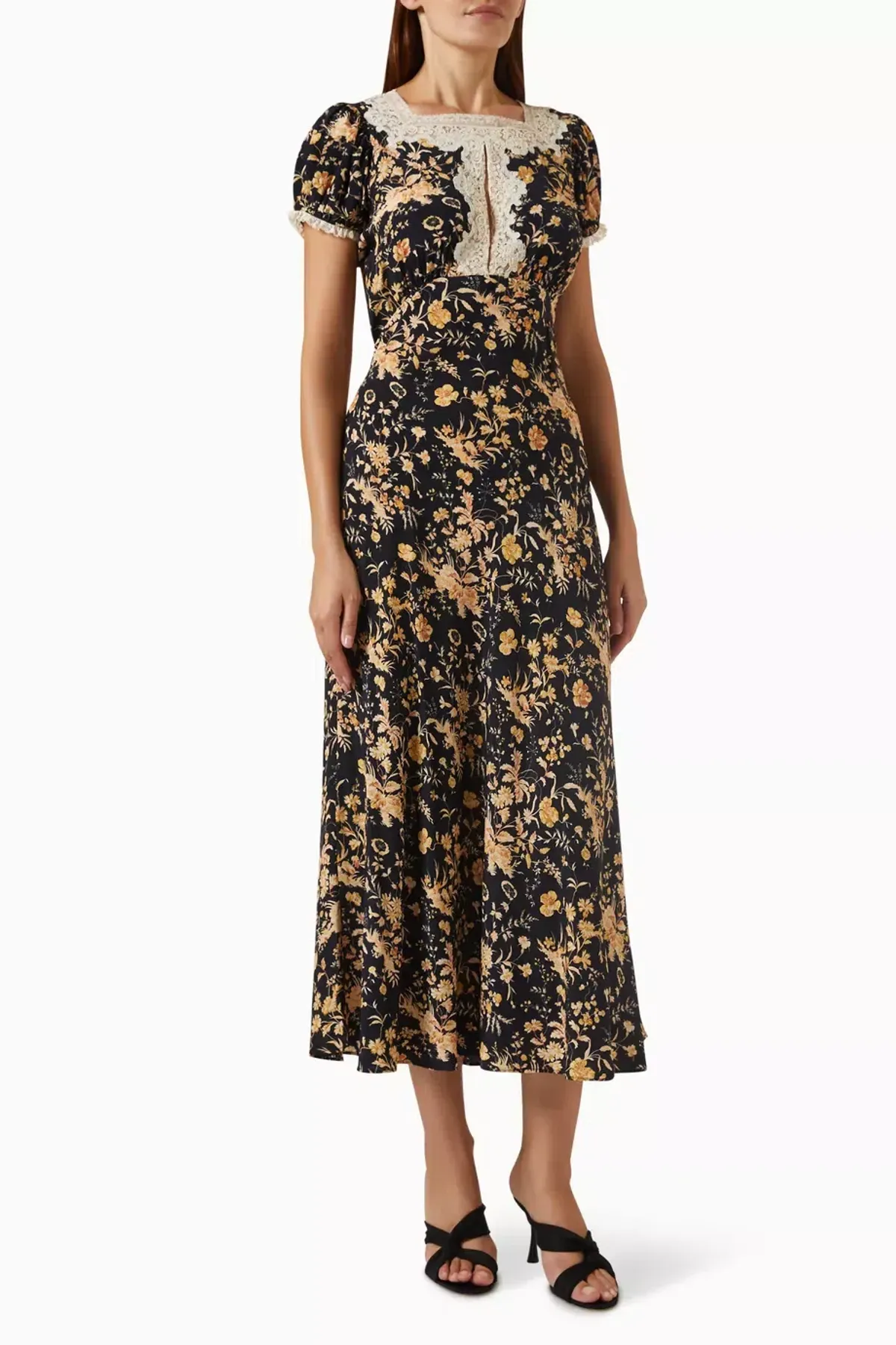 Doen Emeline Dress in Navy Floral Oaks Bluff Size S / AU 8 - Image 1