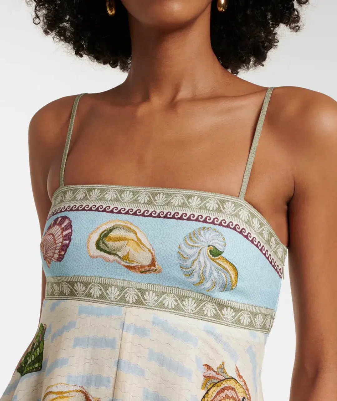 Alemais Bath House Sundress Midi Size AU 6 for rent on The Volte - main image