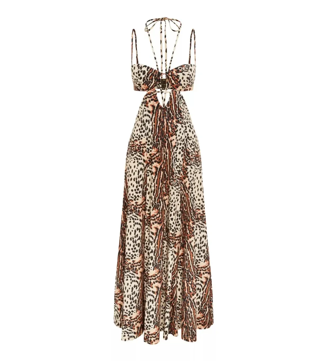 Alice McCall Havana Affair Midi Dress Tigers Eye Print Size XL / AU 14 for rent on The Volte - main image