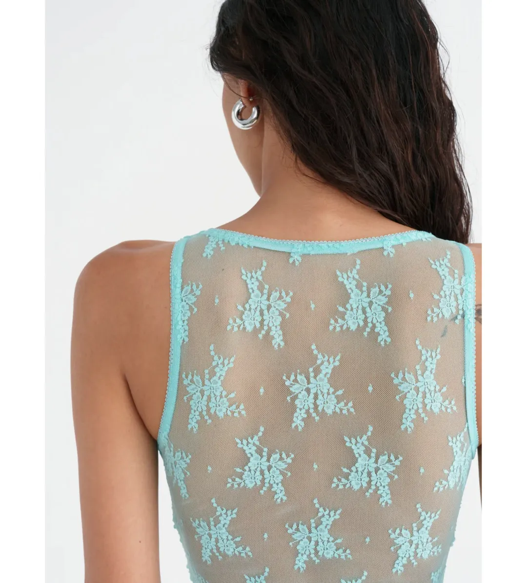 Benni Margot Mini Dress Aqua Size S/AU 8 for rent on The Volte - main image