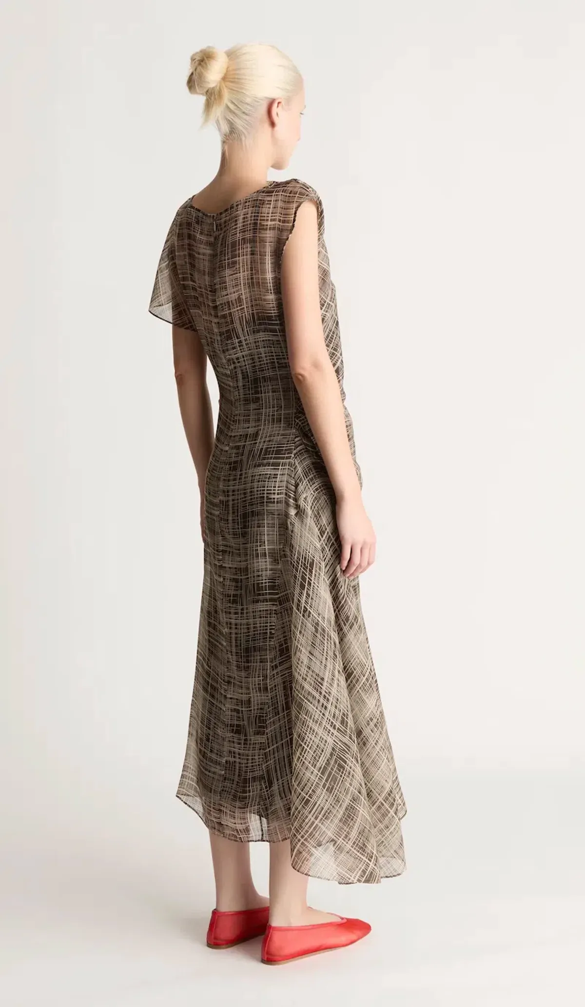 Lee Matthews Posie Dress Chocolate Size AU 10 - Image 4