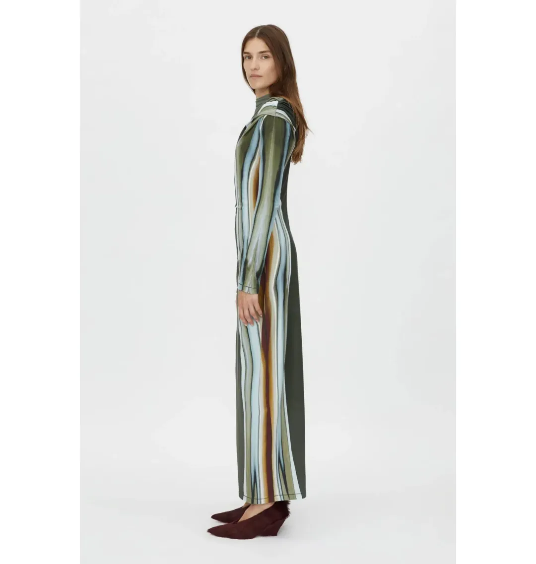 Camilla and Marc Elixir Print Jersey Maxi Dress in Elixir Print Size AU 10  for rent on The Volte - main image