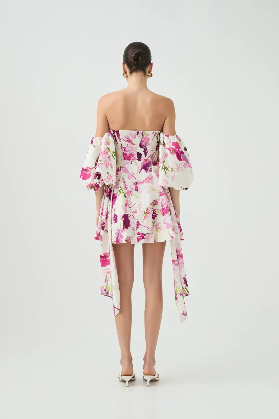 Aje Incarnation Mini Dress Fresh Flora Size 14 for rent on The Volte - main image