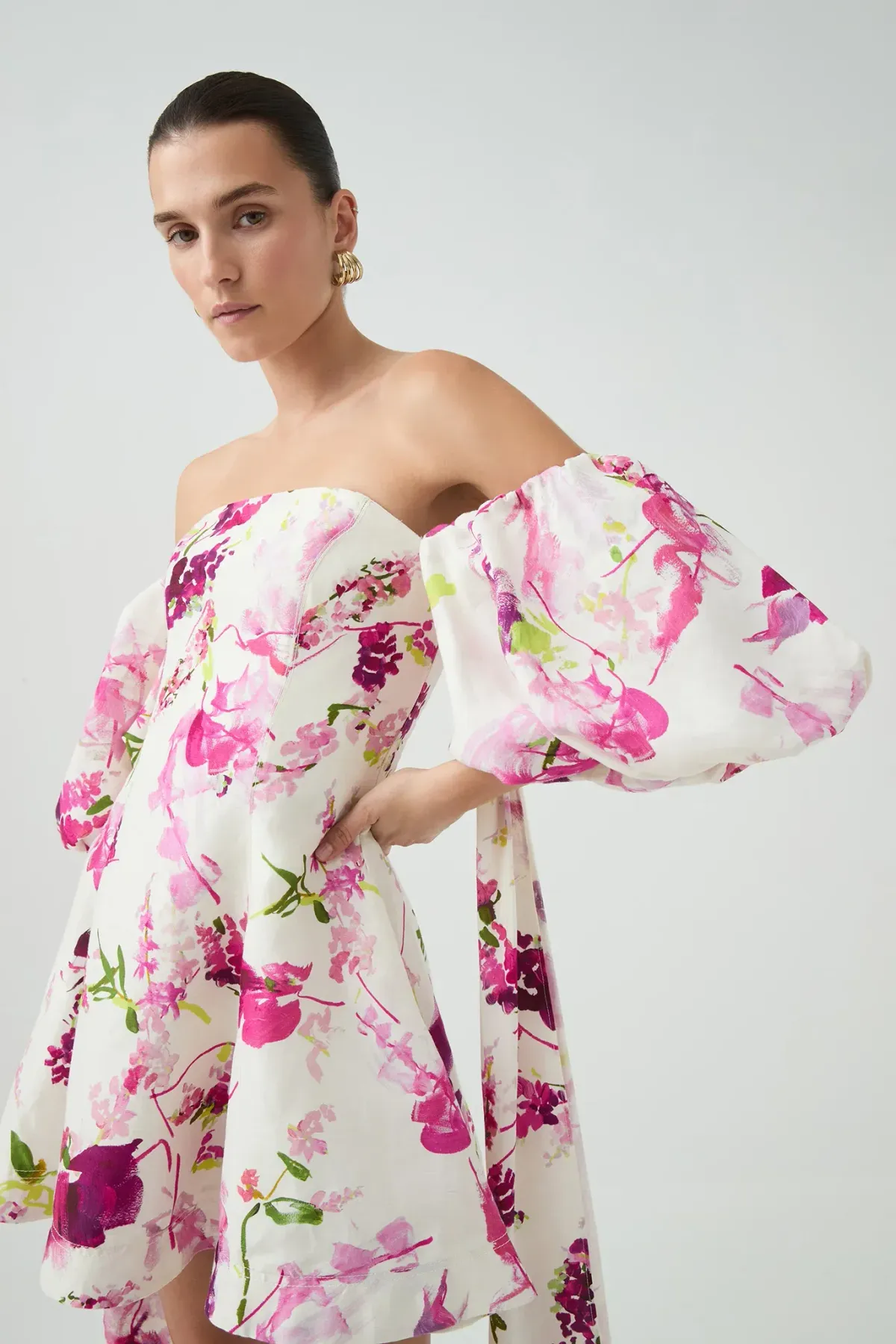 Aje Incarnation Mini Dress Fresh Flora Size 14 - Image 4