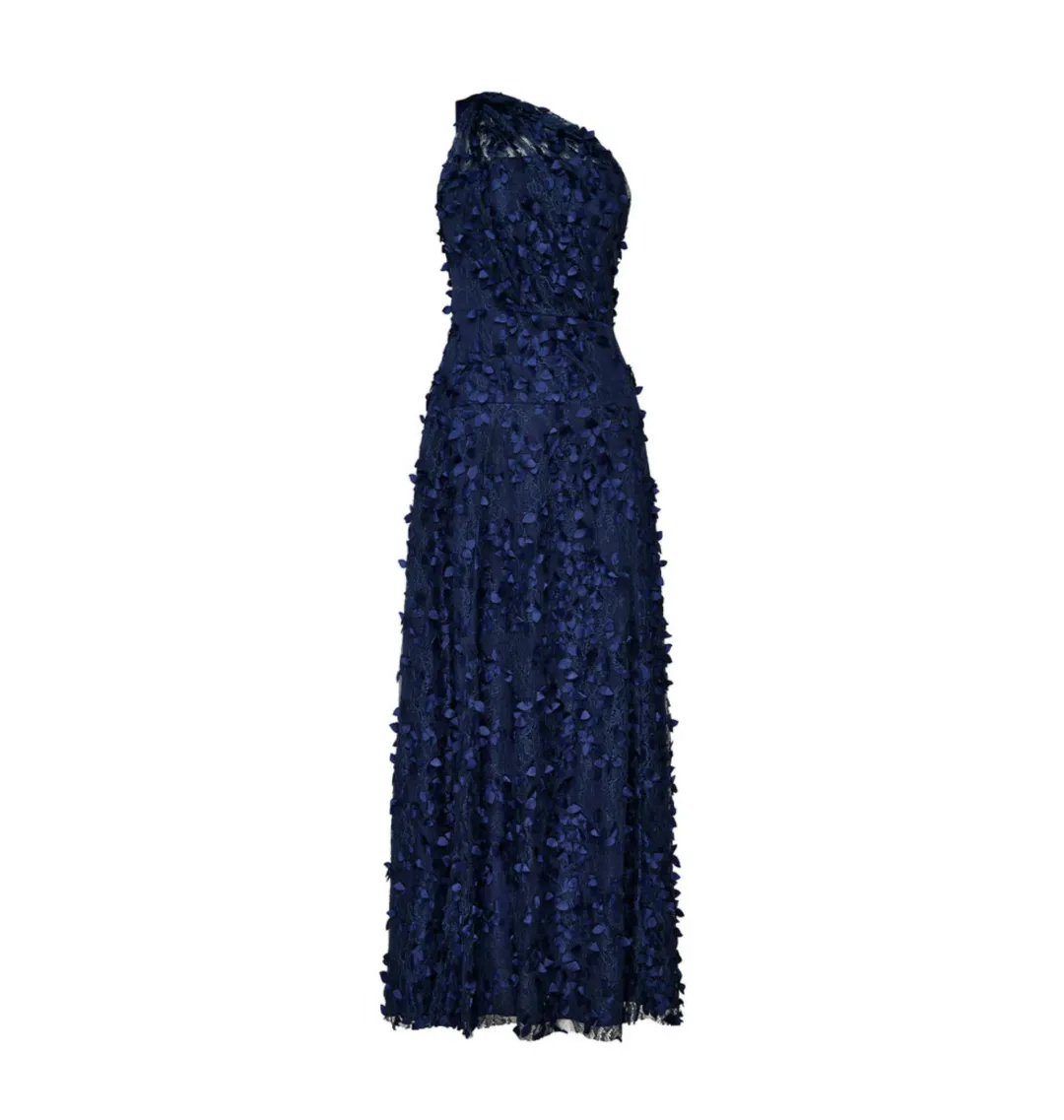 Manning Cartell Enchantment One Shoulder Dress in Royal Blue Size AU 14 for rent on The Volte - main image