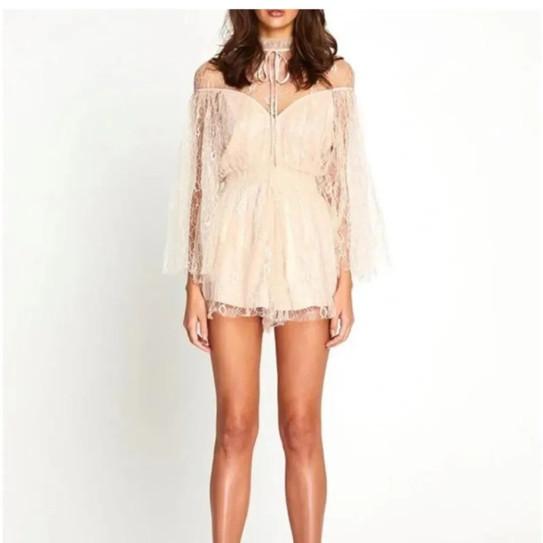 Alice McCall Magician Playsuit Blush Size AU 8 for rent on The Volte - main image
