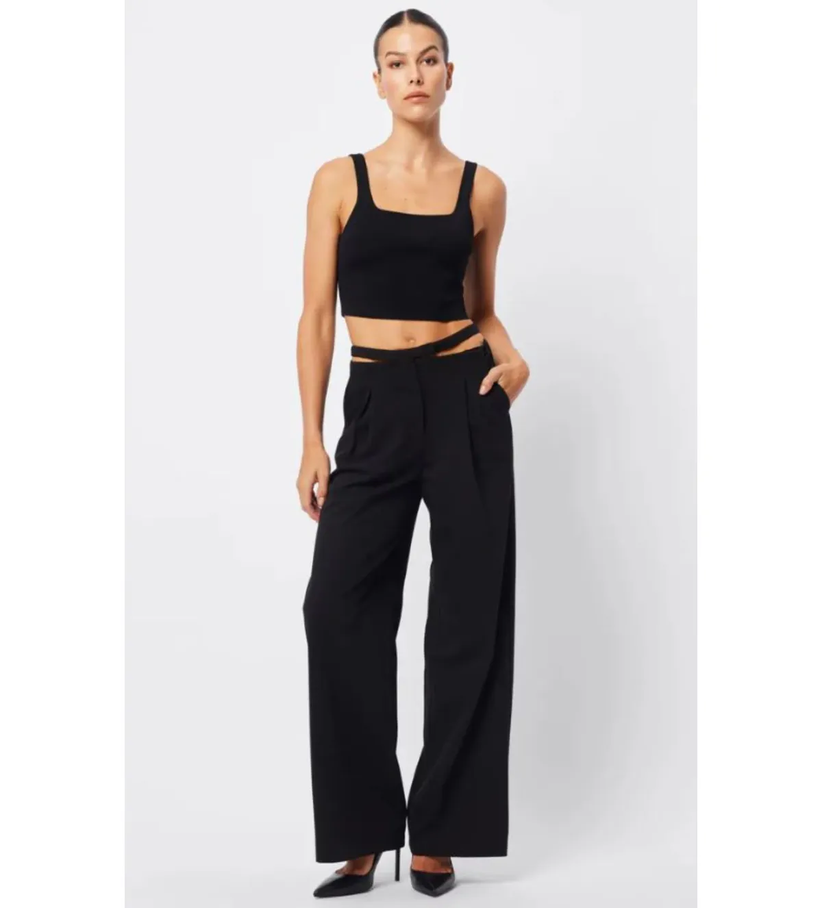 Mossman In Formation Pant Black Size AU 8 - Image 2