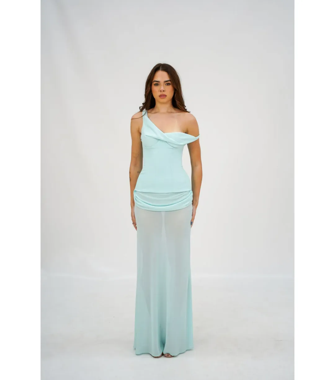 Natalie Rolt Cadence Gown Blue Size 1 / AU 6-8 for rent on The Volte - main image