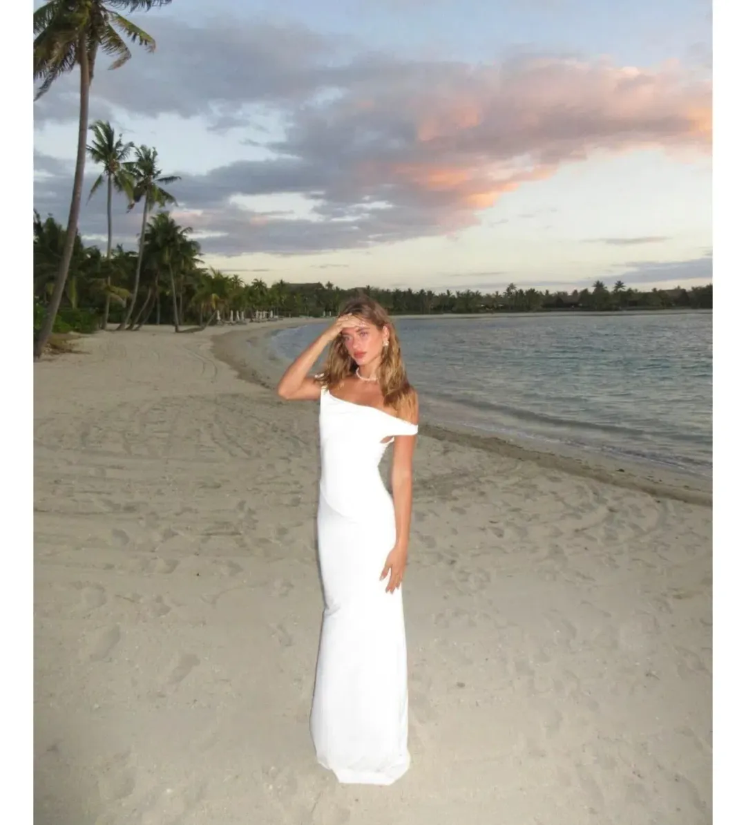 Natalie Rolt Bettina Gown In White Size 0/AU 6 for rent on The Volte - main image