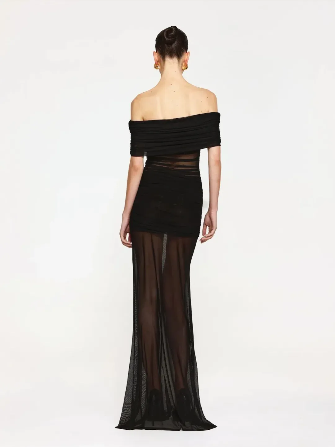 Effie Kats Windsor Gown Black XS/AU 6  for rent on The Volte - main image