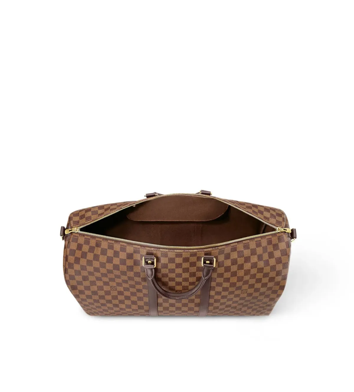 Louis Vuitton Keepall Bandoulière 55 in Damier Ebene - Image 4