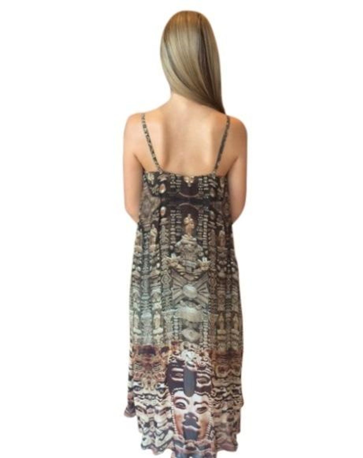 Camilla Dress - Flared mini with a sheer overlay Size 8 - Image 2
