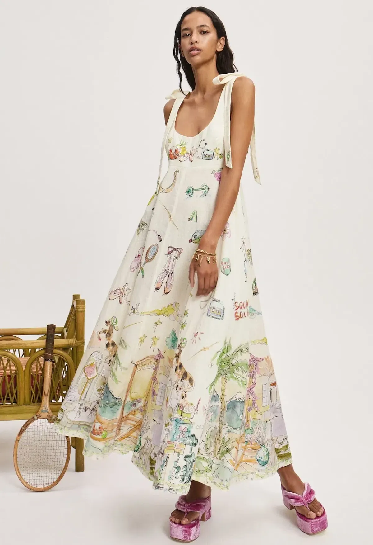 Alemais Anouk Ballet Sundress White Size AU 8 - Image 1