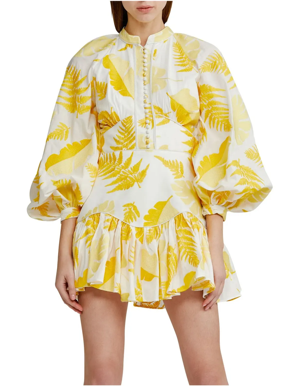 Acler Bastia Mini Yellow Floral Print 10 - Image 2