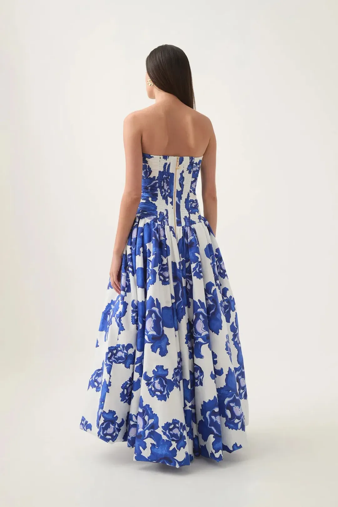 Aje  Cobalt Behold Maxi Dress Floral Size  10 for rent on The Volte - main image