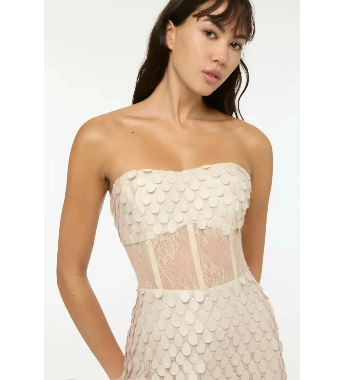 Manning Cartell Supreme Extreme Strapless Gown in Chalk Size S / AU 8 - Image 3