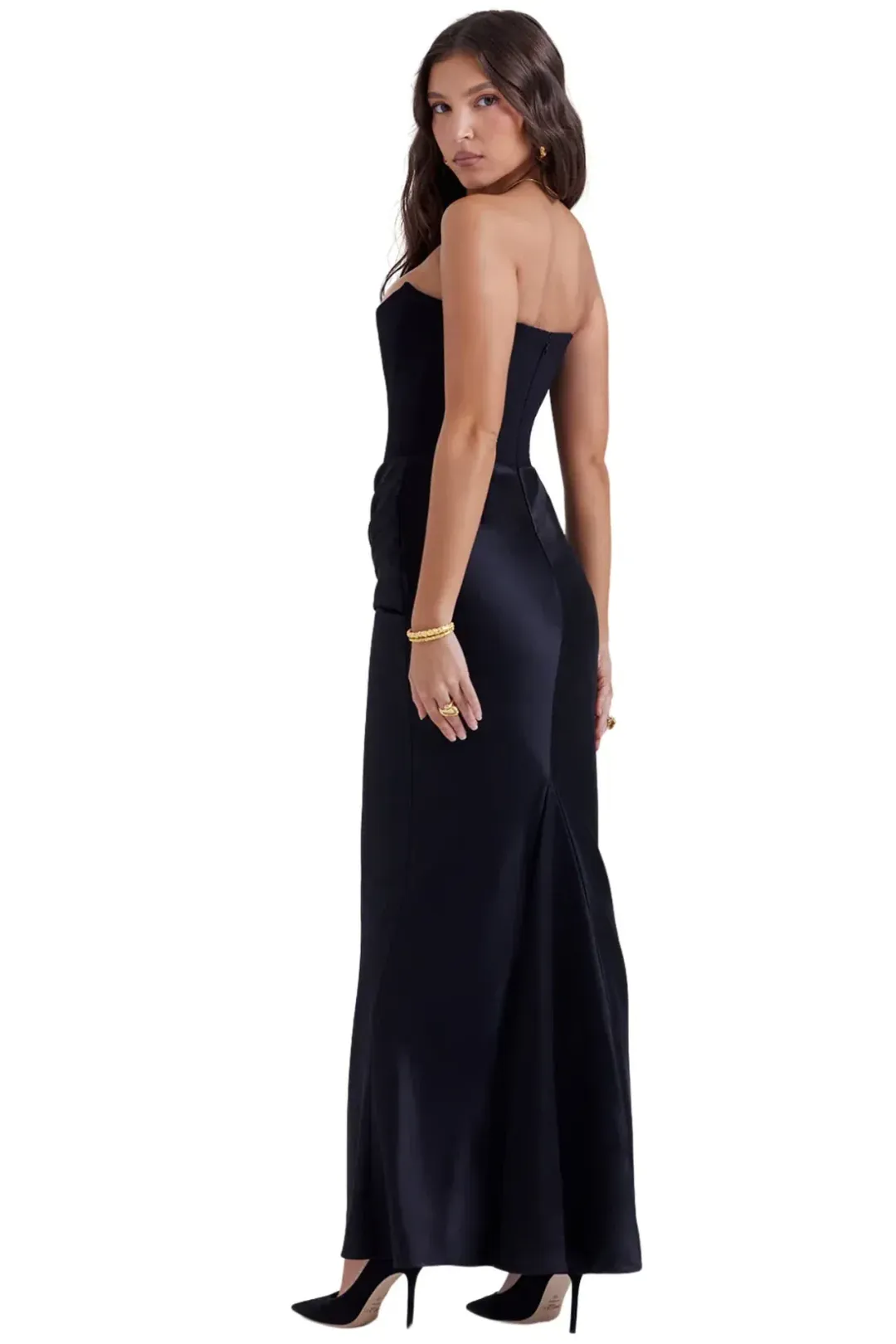House Of Cb Persephone Dress Black Size 8 for rent on The Volte - main image