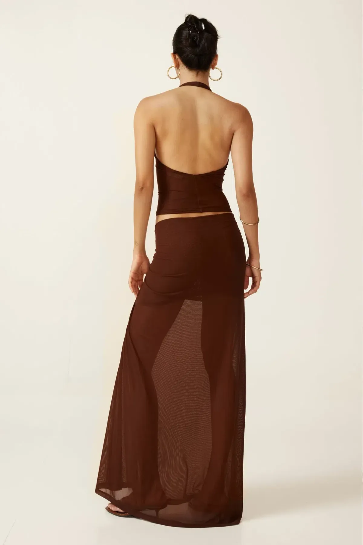 Ance Gria Nellie Maxi Set Brown Size 8 - Image 2