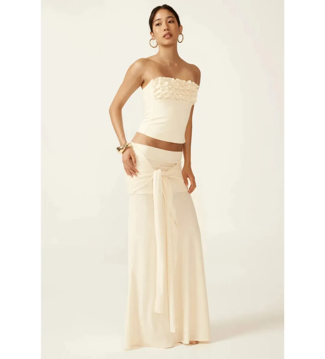 Ance Gria Jude Set in Cream Size XS / AU 6 for rent on The Volte - main image